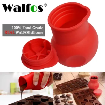 WALFOS pratik silikon çikolata erime tavası tereyağı ısı süt dökücü sürahi kalıp tereyağı sosu süt pişirme dökme