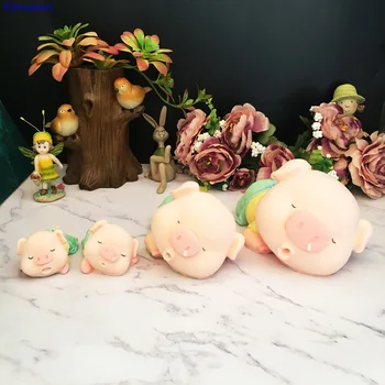 4 İnç 6 İnç Tükürük Domuz Piglet Silikon Mousse Kek Kalıbı Hayvan Dondurma silikon kalıp Fondan Kek Kalıbı Kek Dekorasyon Araçları
