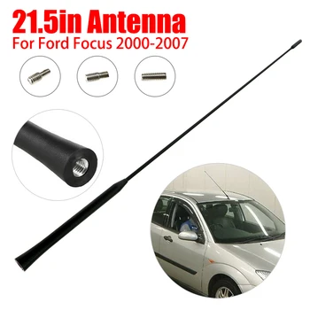 55cm Plastik Çatı Anteni AM/FM Araba Stereo Radyo Anteni Siyah Ford Focus 2000-2007 İçin Araba Dış Aksesuarları Dropshipping