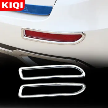 Araba Krom Arka park lambaları Koruma Trim Arka Lambalar Kapak Sticker Fit Renault Koleos için Samsung QM6 2016-2020