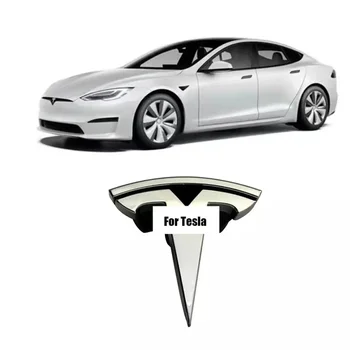 Ön ızgara T Logo Rozeti Tesla Model S 2016-2019 için OEM 1053686-00-F Tesla Motors Logosu