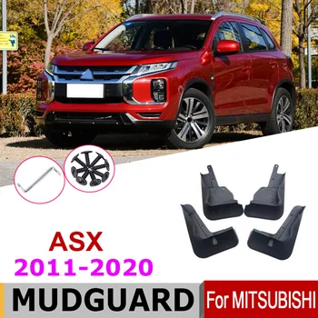 Mitsubishi İçin Çamurluk Üzerinden 2020-2011 Çamur Flep Splash Flap Mudguard Aksesuarları 2018 2014 2012 araba Mudflap Çamurluk ASX Görevlisi 