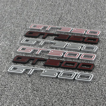 Araba 3D Metal Kelimeler Harfler Tabela Amblem Rozeti Çıkartmaları Sticker Ford Mustang GT SHELBY GT350 GT500 Logo Aksesuarları
