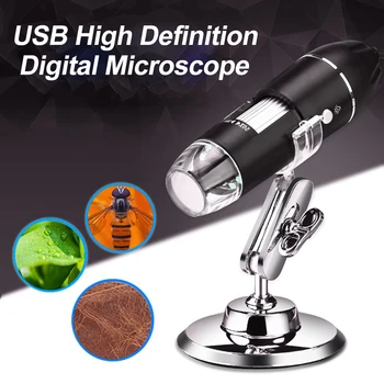 WİN10 için 1600X Dijital Mikroskop Kamera/8/7/XP MAC Sistemi Büyüteç Sensörü Kamera El USB Mikroskoplar