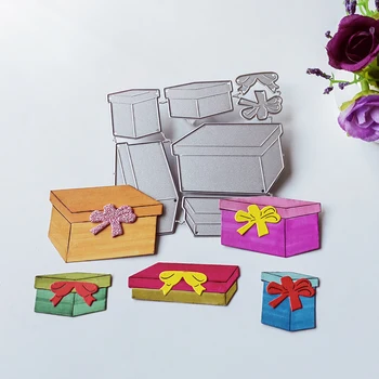 Yeni ve güzel kutular, hediye kutuları kesme ölür karalama defteri dekorasyon kabartmalı fotoğraf albümü dekorasyon kart yapımı DIY el sanatları