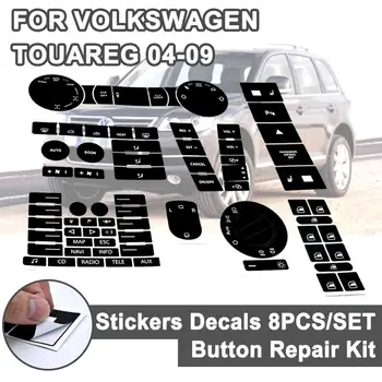 Direksiyon Windows Far Klima Anahtarı Yıpranmış Düğme Otomatik Çıkartmalar Volkswagen VW Touareg 04-09 Çıkartmaları Değiştirme