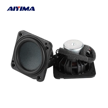 AIYIMA 2 Adet 2.25 İnç hoparlörler 57MM 4 Ohm 20W tam aralıklı hoparlör Neodimyum ABS Çerçeve Hifi Stereo Hoparlör Ev Sineması