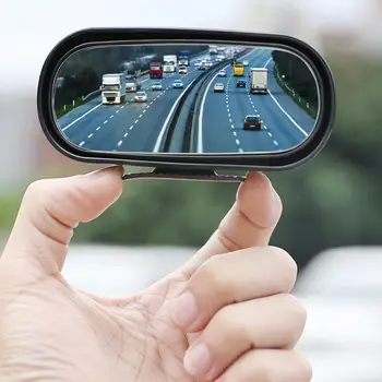 Araba 360 Derece Ayarlanabilir Geniş Açı Yan Arka Aynalar Kör Nokta Yapış Yolu Park Yardımcı Dikiz Aynası Otomatik Acce U2S9