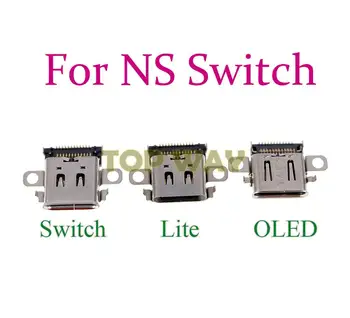 1 ADET Orijinal Yeni şarj portu Soket Değiştirme Tip-C USB Konektörü Nintendo Anahtarı / Lite / Oled NS Konsolu