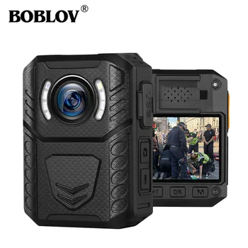 Boblov X3H1 vücuda takılan kamera HD 1296 P DVR Video Güvenlik Kamera IR Gece Görüş Giyilebilir Mini Kameralar polis kamerası