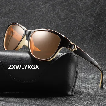 2022 Lüks Marka Tasarım Kedi Gözü Polarize Güneş Gözlüğü Erkekler Kadınlar Lady Zarif güneş gözlüğü Kadın Sürüş Gözlük Oculos De Sol