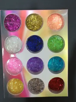 Glitter-Glitter Şekiller-12 adet 12 renk Bar Glitter-renkli 12 Glitter Şeritler-Özel Glitter Şerit