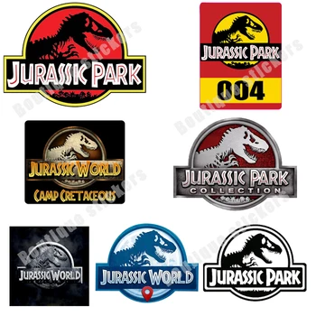 Jurassic Park Sticker Dinozor Sticker Çıkartması Uygulanabilir PVC Vinil Su Geçirmez Çıkartma Araba Motosiklet tekerlekli çanta Dizüstü Kask
