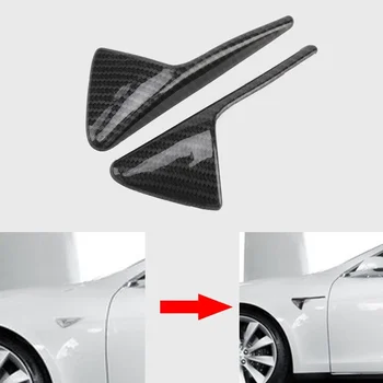 Tesla Modeli 3 model Y ABS Araba Yan Kamera Anti-scratch Koruyucu Kapak Oto Dış Dekor Sticker Dekoratif Aksesuarları