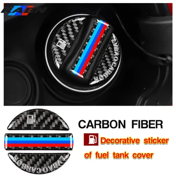 3 ADET Karbon Fiber Yakıt Deposu kapatma başlığı Dekoratif Çıkartmalar BMW E81 G30 F30 F10 1 3 5 7 Serisi X3 X5 M4 M5 E34 E36 E90 Z4 M