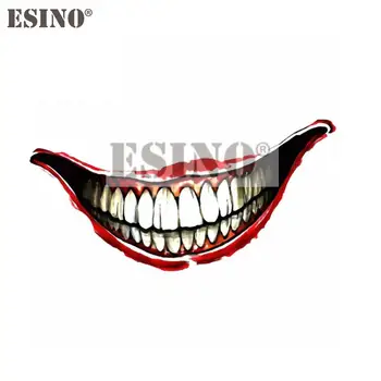Araba Styling Yaratıcı Joker Gülümseme Dövme El Clipart Komik Çıkartması Karikatür PVC Araba Vücut Sticker Desen Vinil